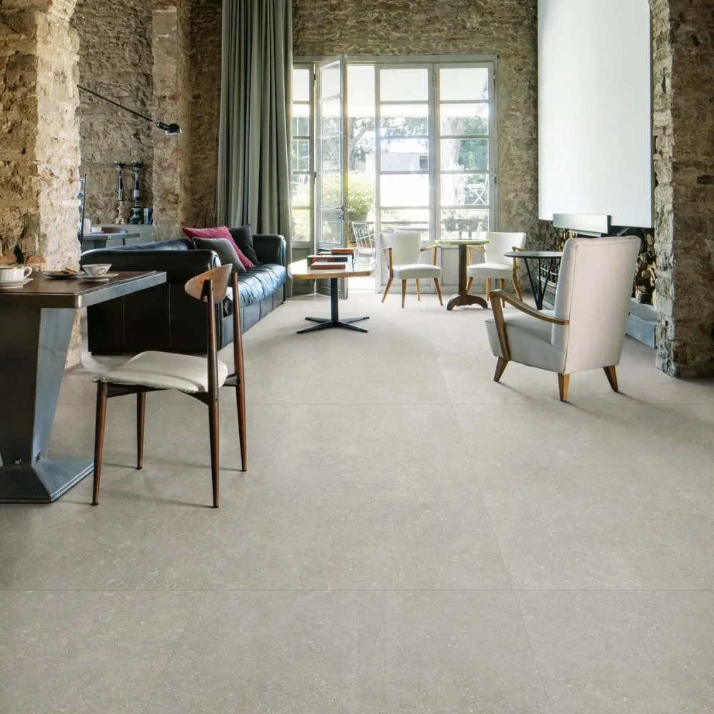 MARAZZI FLIESEN MYSTONE BERICI CENERE R9 NATURAL REKTIFIZIERT 75X150