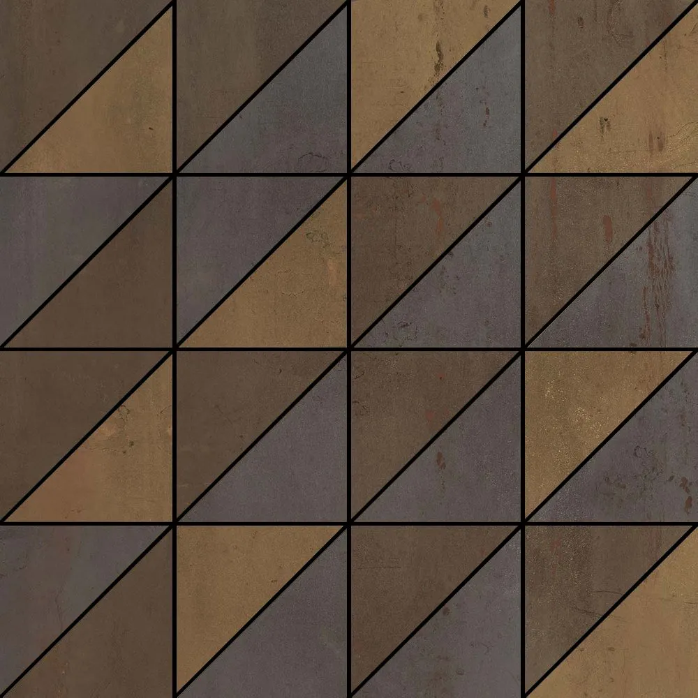 FLAVIKER FLIESEN REBEL MOSAIK TRIS HOT NATURAL REKTIFIZIERT 30X30