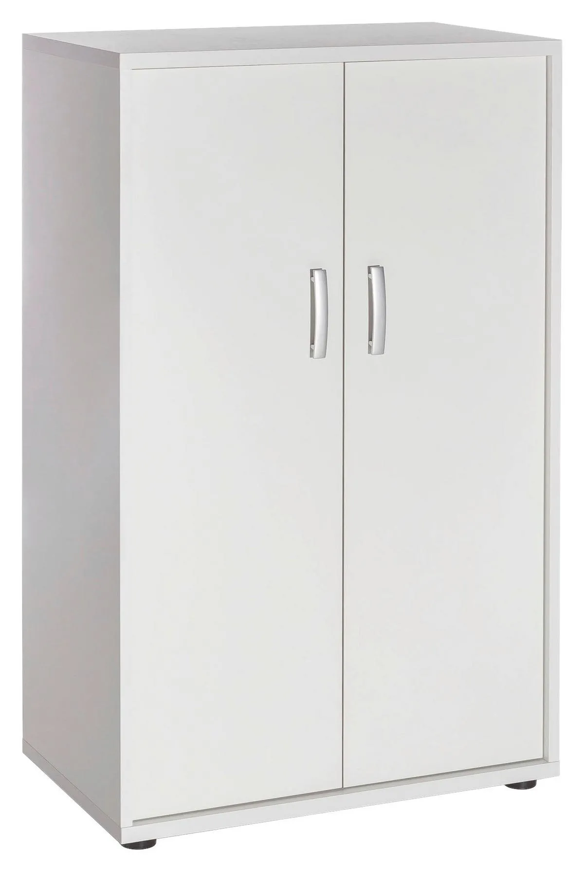 Möbelpartner Aktenschrank Bird | Large | HxBxT 110x65x40cm | 3 Fächern & 2 Flügeltüren | Lichtgrau