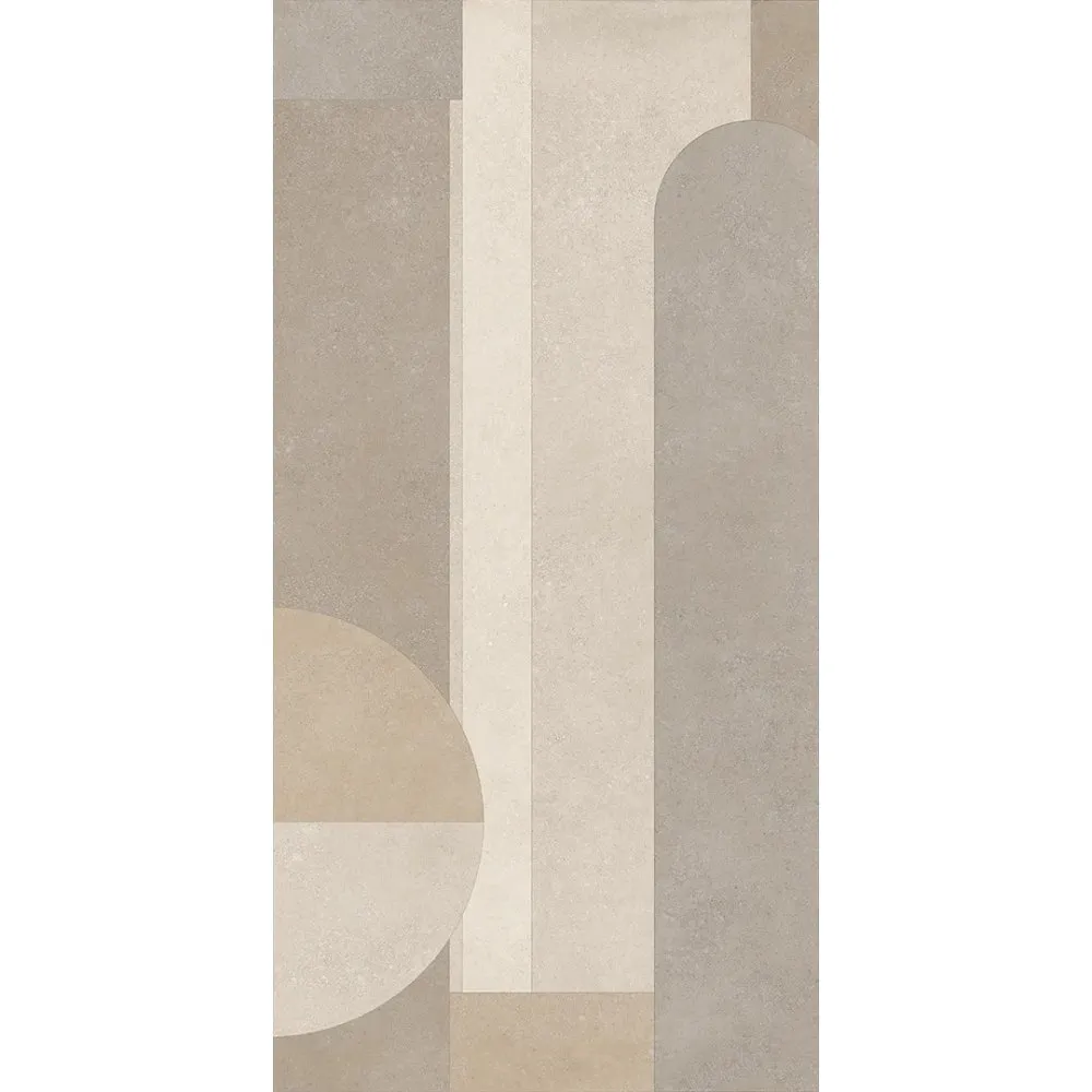 KEOPE FLIESEN GEO DEKOR SHAPE NATURAL R9 REKTIFIZIERT 60X120