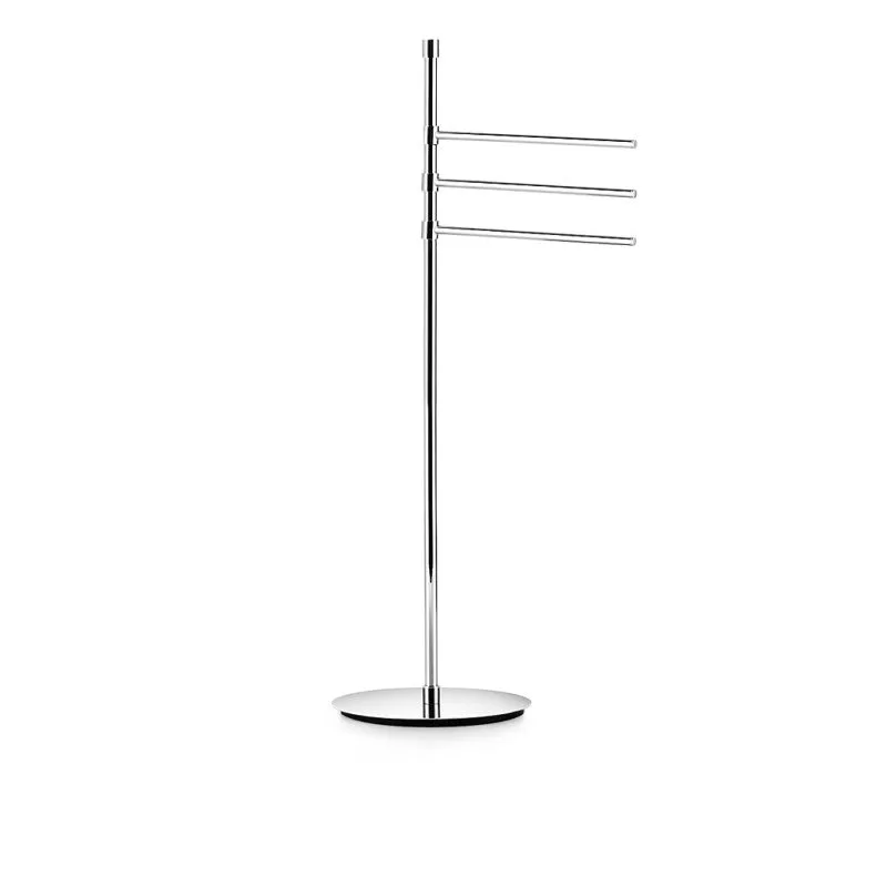 LINEABETA RANPIN SOCKEL RUND 3 VERCHROMTE MESSINGHANDTUCHHALTER