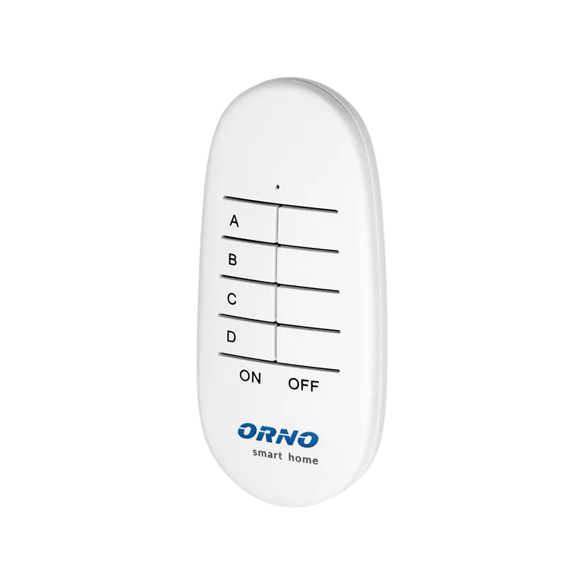 4-Kanal-Fernbedienung für Unterputzrelais und ORNO Smart Home Steckdosen