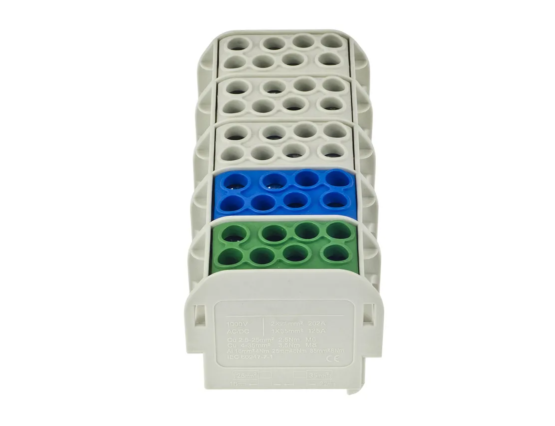 5 Klemmleiste ZGX 5x(1x35/2x25) MM2 (3P+N+PE)