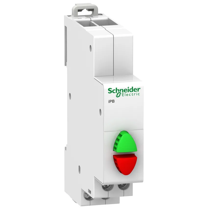 Acti9 Doppeldrucktaster (selbstumkehrend) iPB-20-11-2-G/R 20A 1NO/1NC grau/rot Schneider Electric A9E18034