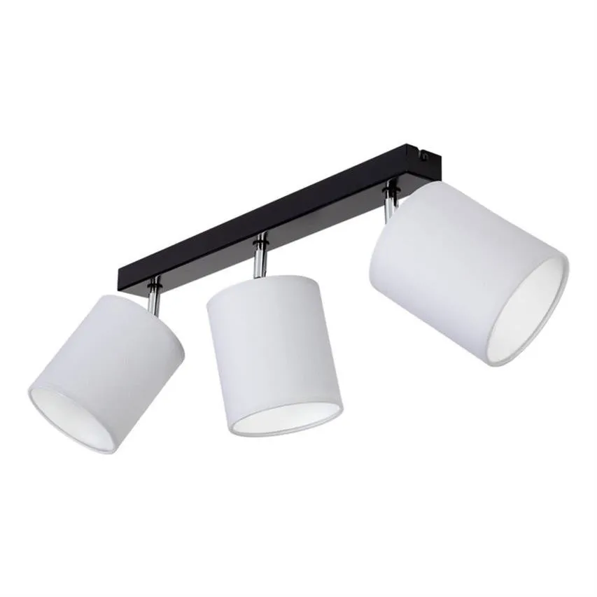 Aprillia Deckenleuchte 3xE27 Max.25W Schwarz/Chrom/Grau