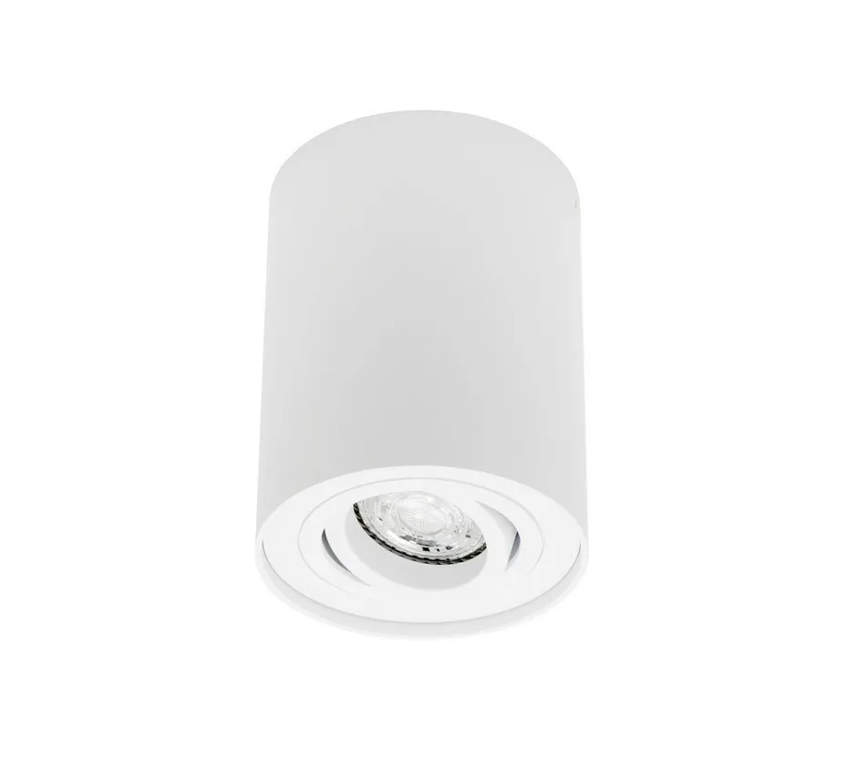 Aufbaustrahler Deckenspotleuchte 1 weiß white 1xGU10 IP20 rund 1-flammig