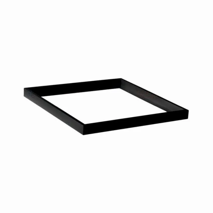 Aufputz-Schnapprahmen für LED-Panels 60x60 schwarz Eco Light