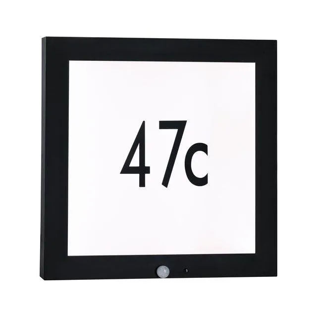 Außen-Panel BOARD 40 Sensor LED 10W 3000K IP44 - Anthrazit Paulmann PL94255