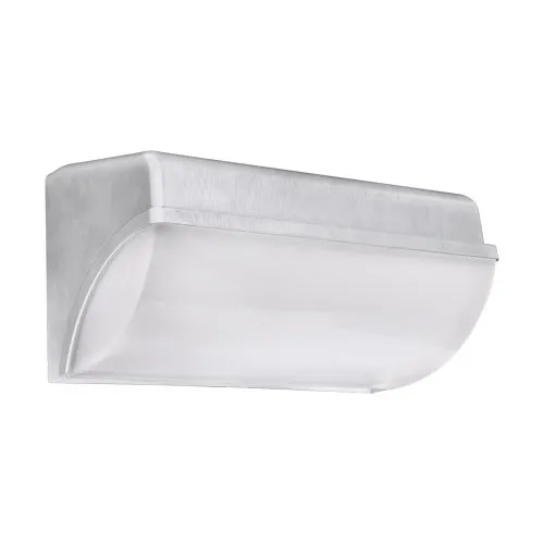 Außenfassaden-Wandleuchte NORTON LED L 10W 4000K 1390lm silber IP65 Struhm 04039