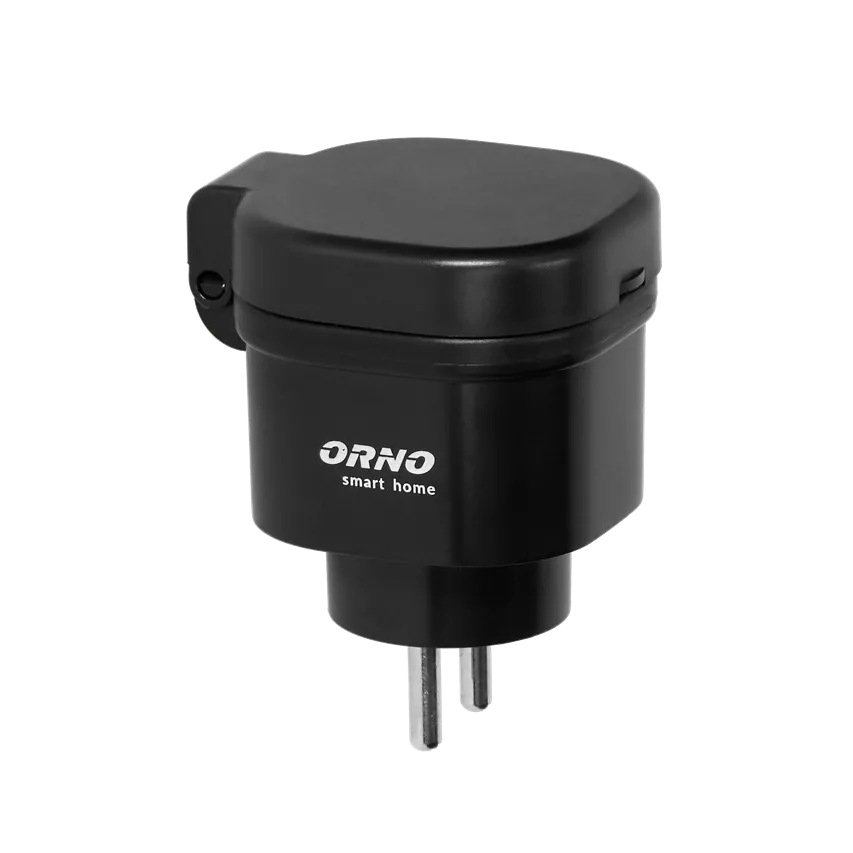 Außensteckdose mit Funksteuerung, mit Funkempfänger, IP44, ORNO Smart Home
