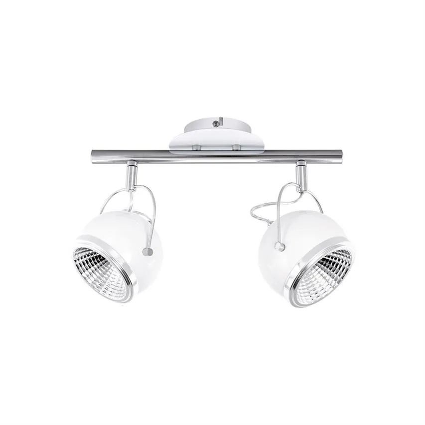 Ball Deckenleuchte  incl. 2xGU10 LED 6W Weiss Spot-Light 2686282