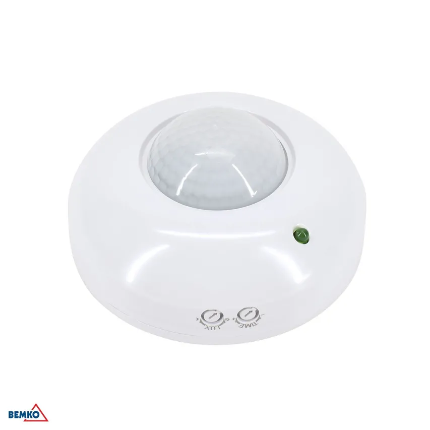 Bewegungsmelder 1200W 360* weiß Bemko