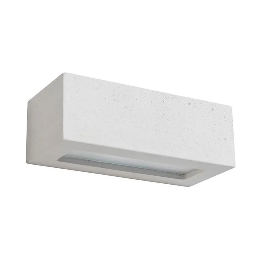 Block Wendleuchte 1xE27 Max.40W Weiss/Milchglas Spot Light 8971137