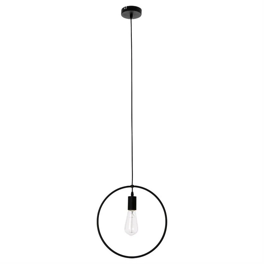 Carsten Pendelleuchte 1xE27 60W Schwarz Spot-Light 1650104