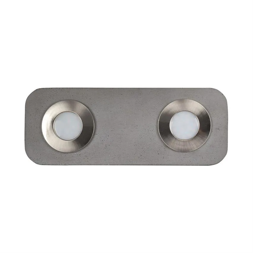 Cool Deckenleuchte Incl. 2xLED 5W Grau/Satin Spot Light 2291236