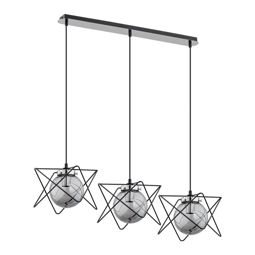 Corrado 3P E14, Pendelleuchte, max. 3x40W, Chrom