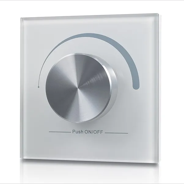 DALI MCU-Drehdimmer mit Stromversorgung Glas