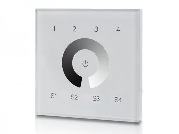 DALI-Wandtafel mit Stromversorgung 4 Gruppen