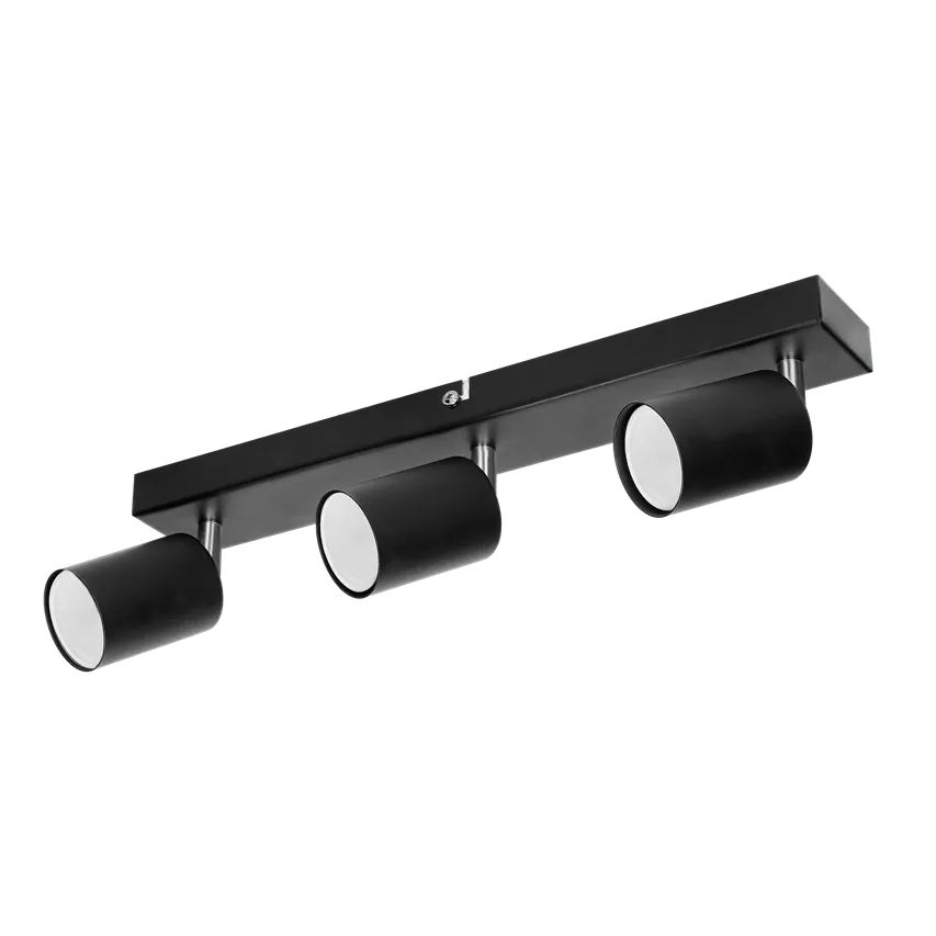 DOA SP 3I, Wand- und Deckenleuchte, GU10 max. 3x50W, IP20, schwarz