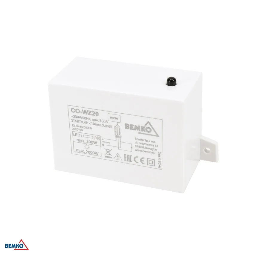 Dämmerungsschalter 2000W Bemko