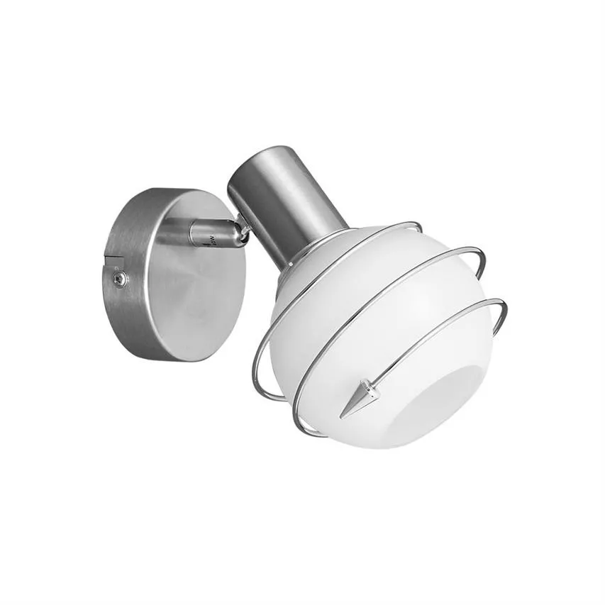 Daria Wandleuchte 1xE14 Max.40W Satin/Weiß Spot-Light 2093127