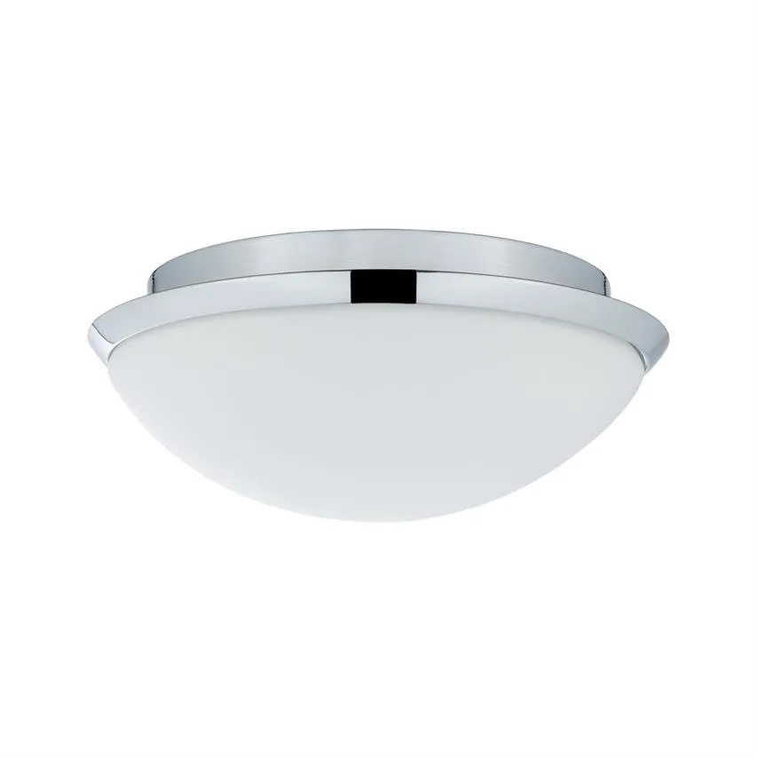 Deckenleuchte Biabo rund E27 IP44 weiß Chrom
