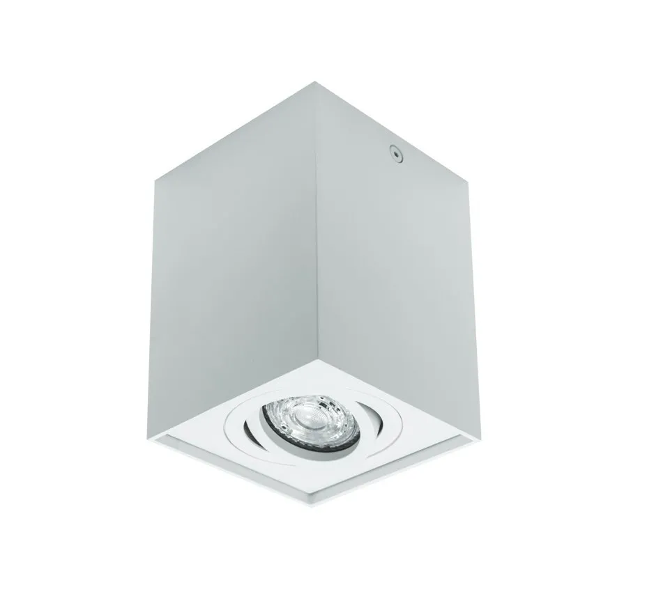 Deckenleuchte Deckenstrahler 1 weiß GU10 einstellbar 25° eckig