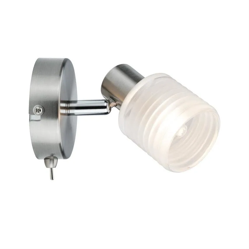 Deckenleuchte Helix LED spot 1x2,2W G9 Nickel Satin