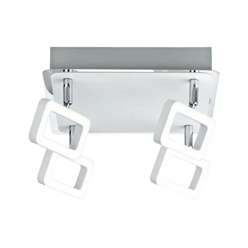 Deckenleuchte LED SL Frame 4x4,5W 3000K 320lm Chrom