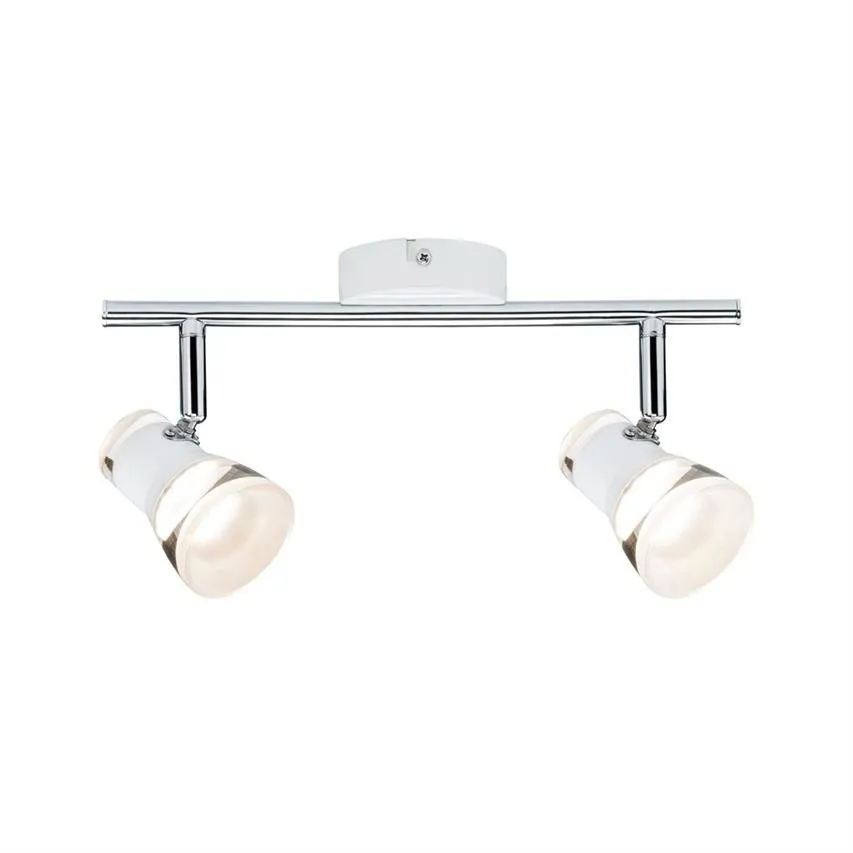 Deckenleuchte LED Spotlight Clear 2x4,3W 3000K Chrom