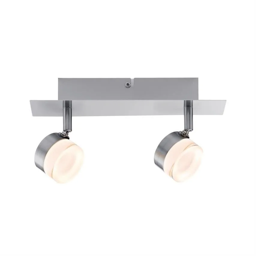 Deckenleuchte Slice LED spot 2x4,3W 3000K Rostfreier Stahl
