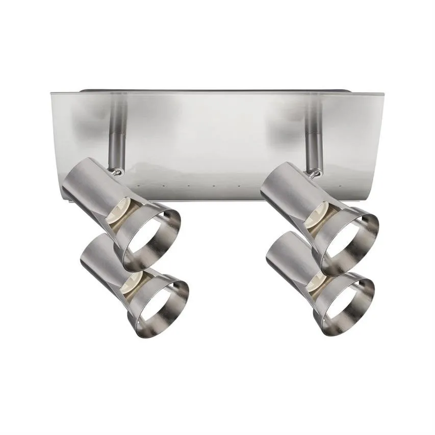 Deckenleuchte Spotlight Teja 4xGU10 Nickel