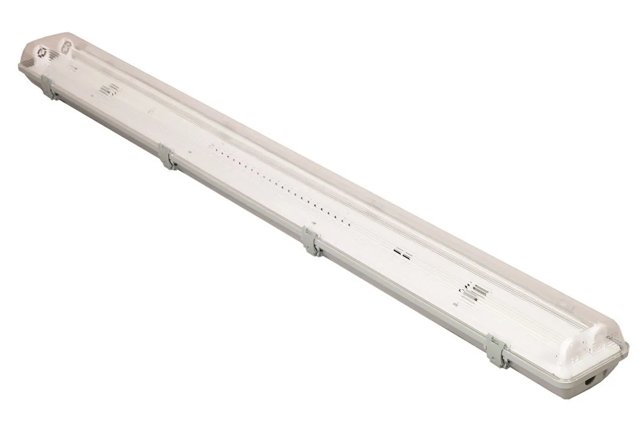 Deckenleuchte Wannenleuchte Feuchtraumleuchte 2x120cm G13 IP65 ABS/PS