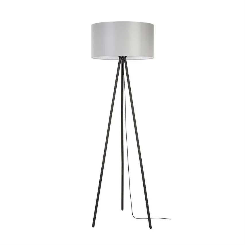 Dove Stehleuchte 1xE27 Max.40W Schwarz/Schwarz PVC/Grau