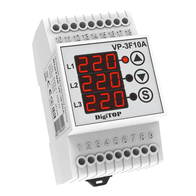 Dreiphasiges Spannungsrelais VP-3F10A