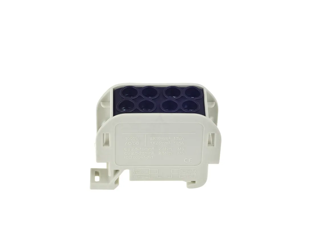 EINZELSTROMVERBINDER ZGX 1x35/2x25 MM2 SCHWARZ (Al/Cu)