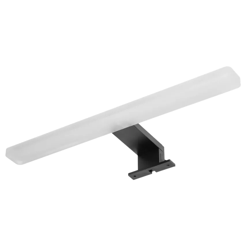 ESPELLO LED 6W, Spiegelüberlicht, 510lm, 4000K, Länge 40 cm, Aluminium+Acryl, schwarz
