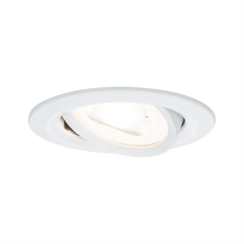 Einbauleuchte schwenkbar Premium EBL Nova GU10 weiß