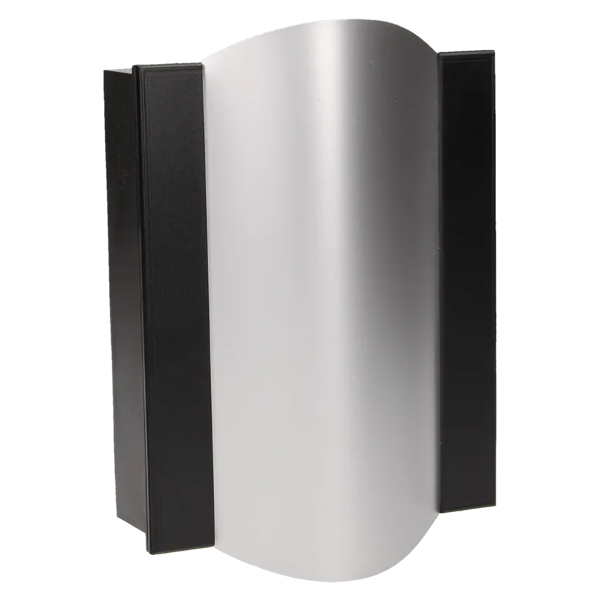 Elektromechanische zweifarbige Klingel TON COLOR 230V, schwarz und silber