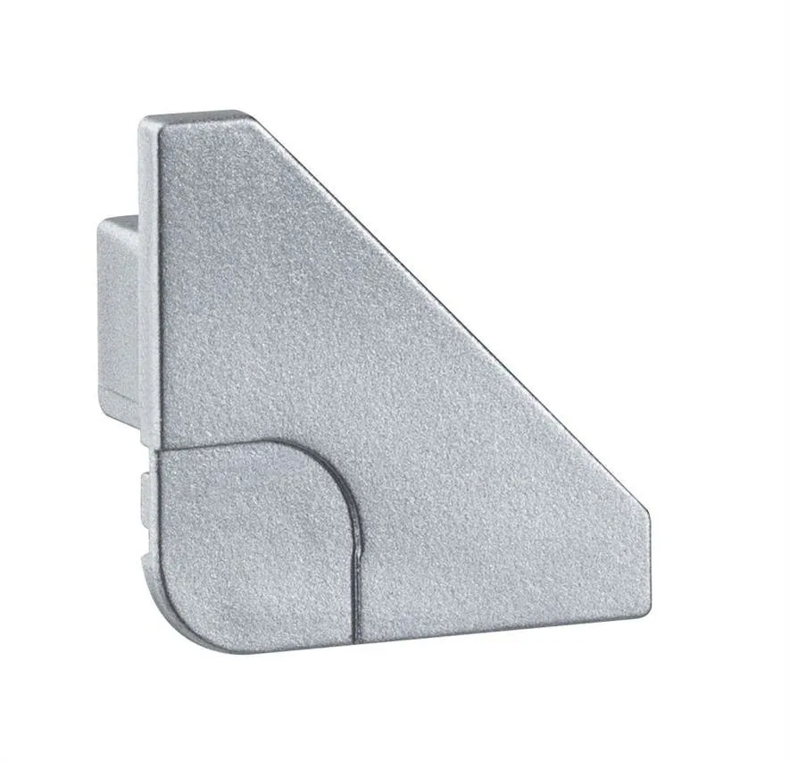 Endung 2er Pack Delta Profil Aluminium