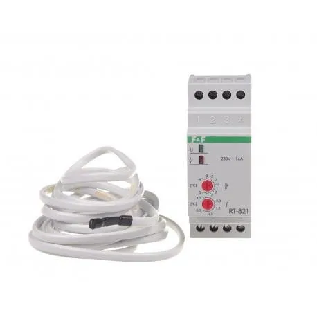 F&F RT-821 Temperaturregler 230V AC 16A Temperaturregelbereich -4°C bis 5°C DIN