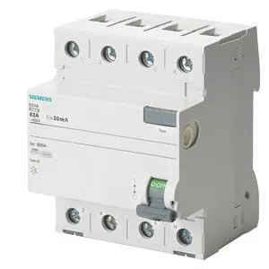 FI-Schalter SENTRON 4P 63A 0,03A typ AC 5SV4346-0 Siemens