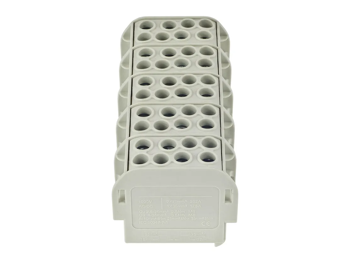 FÜNF SCHRAUBEN VERBINDUNGSBLATT ZGX 5x(1x35/2x25) MM2 (GRAU)