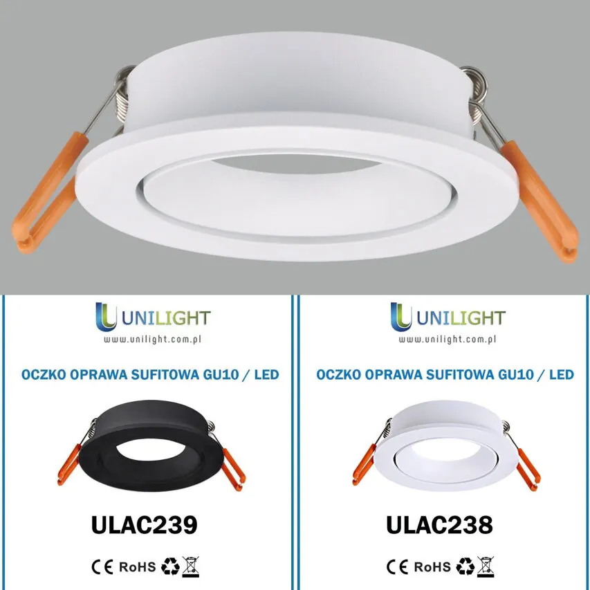 GU10 LEUCHTE FÜR NIEDRIGE DECKEN