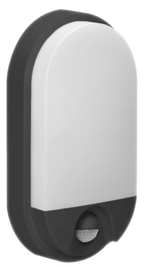 Gartenleuchte mit Bewegungsmelder NEFRYT LED 10W 4000K 800lm IP54 schwarz Orno