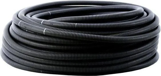 Gewelltes Rohr Scame schwarz 40 750N ohne Fernsteuerung (25MB) IPCN 40 Scame