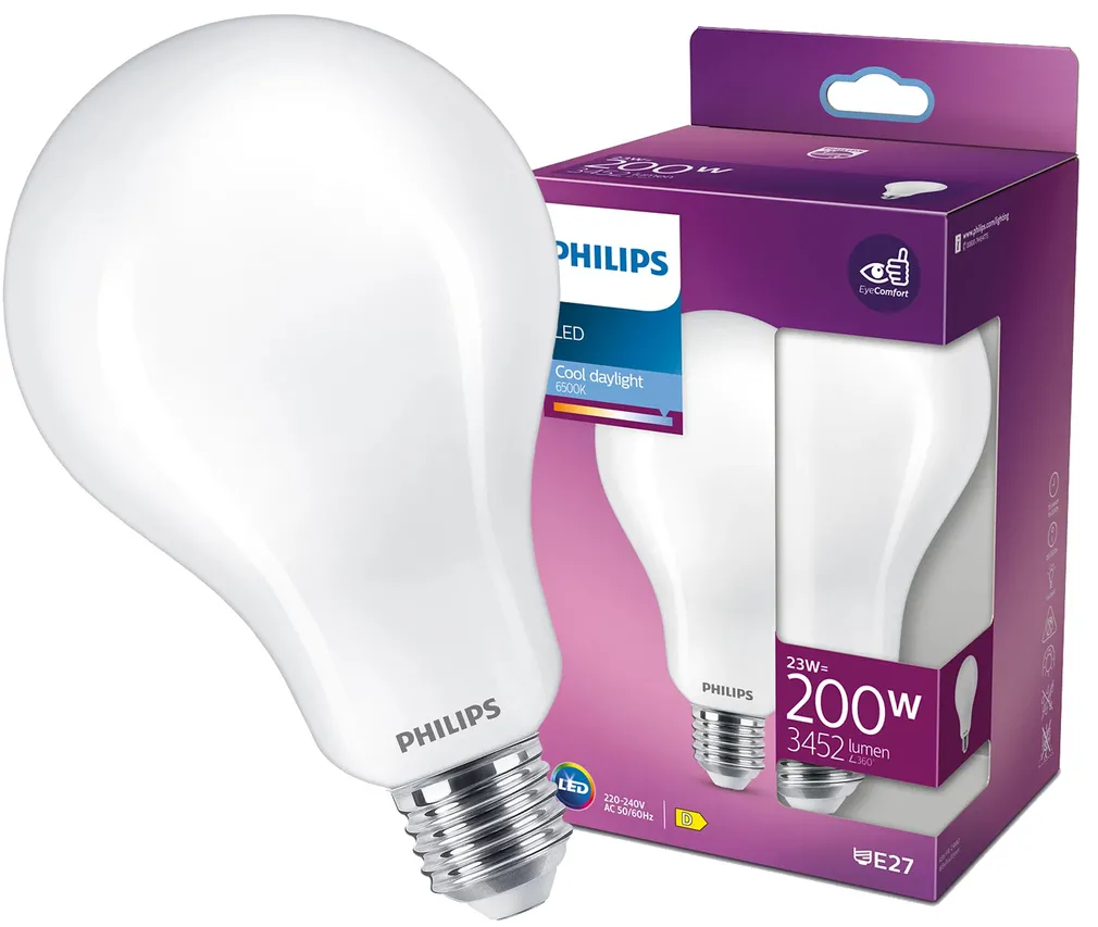 Glühbirne LED Classic A95 23W =200W 6500K kalt CW 3452lm Philips