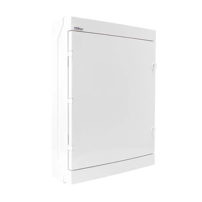 Hermetischer Aufputz-Schaltschrank 3x18 RH-54/3B (weiße Tür), Reihenklemmen, Träger TH35, IK07, 1000V DC, IP65