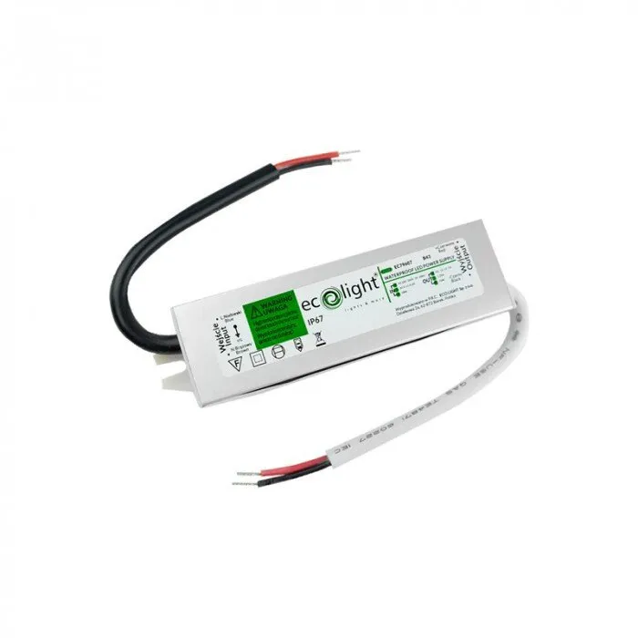 Hermetisches LED-Netzteil 15W 12V 1,25A 115x30x20 EC79607 Eco Light