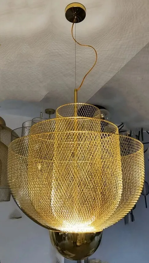 ILLUSION S HÄNGELEUCHTE GOLD - LED, METALL